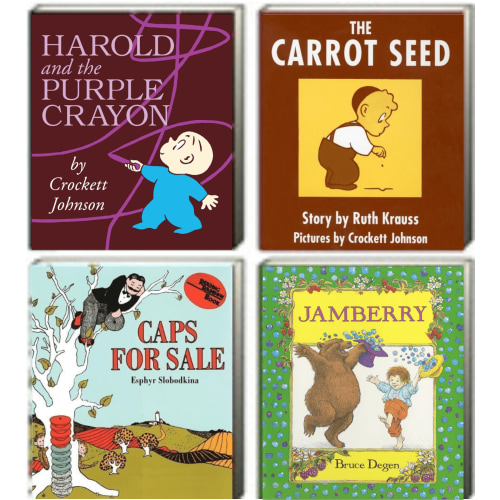 Classic Board Book Collection : Harold and the Purple Crayon; The Carrot Seed; Caps For Sale; Jamberry (Board Book Collection)