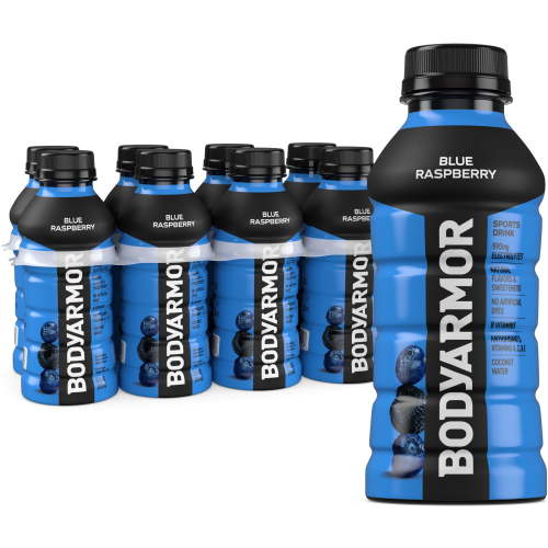 BODYARMOR Blueberry Raspberry Electrolyte Sports Drink, 12 fl oz, 8 Pack Bottles
