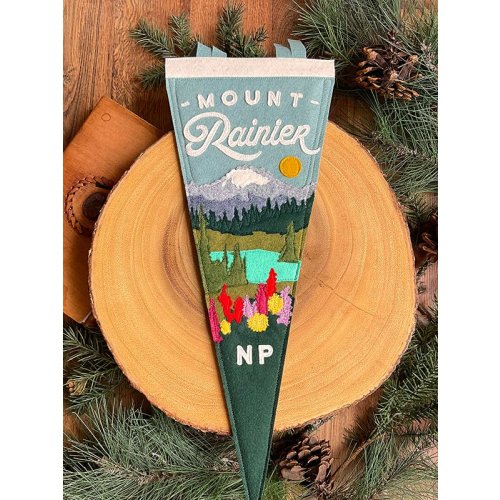Mount Rainier National Park Pennant