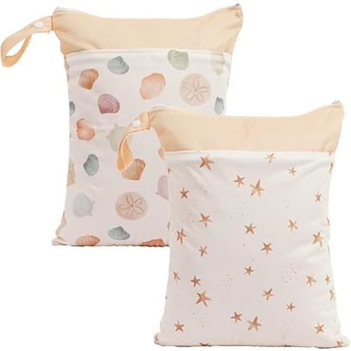 2pcs Wet Bags Waterproof Wet Dry Bag for Swimsuit Travel