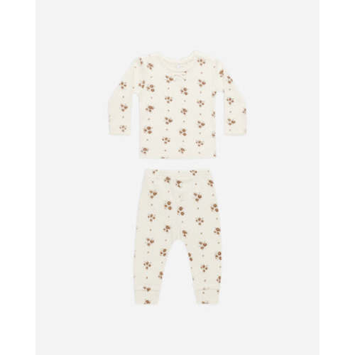 Pointelle Long Sleeve Tee + Legging || Autumn Flora