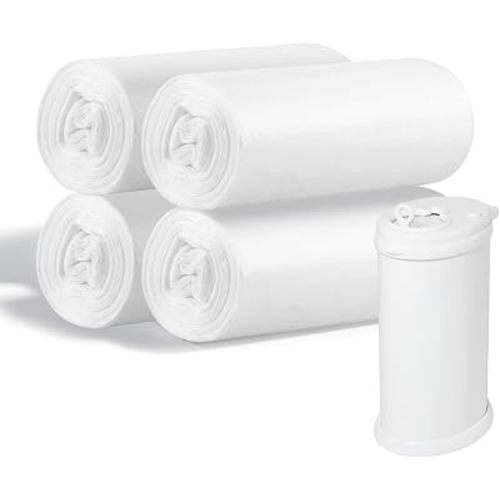 Diaper Pail Refill Bags Compatible with Ubbi Diaper Pail 100 Count Thick