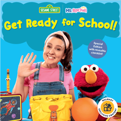 Ms. Rachel: Get Ready for School! Ms. Rachel & Sesame Street Walmart Exclusive (Hardcover)
