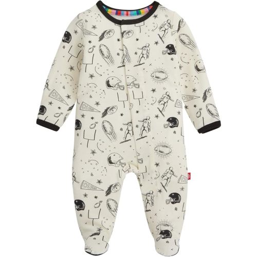 Magnetic Me Boys Modal Magnetic Baby Footie Pajamas | Silky Soft Modal Fabric | Baby Sleepers Available in Sizes PRE - 24M