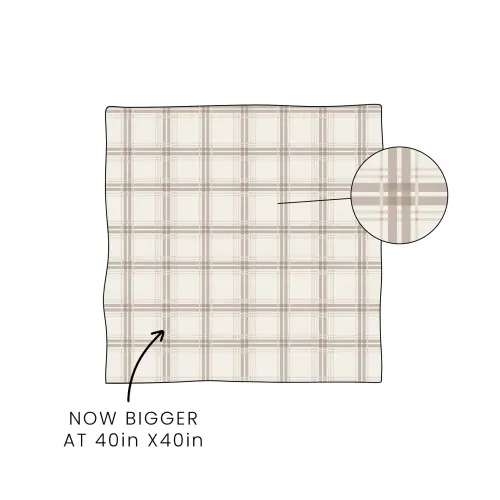 Bamboo Swaddle | Ellis Plaid