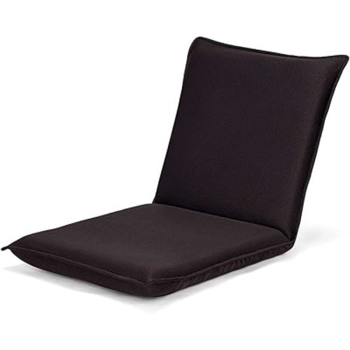 Giantex Adjustable Mesh Floor Sofa Chair, 6-Position Multi-Angle Padded Floor Chair, Cushioned Back Support Versatile, Video Game Chairs for Meditation Seminars Reading TV Watching or Gaming