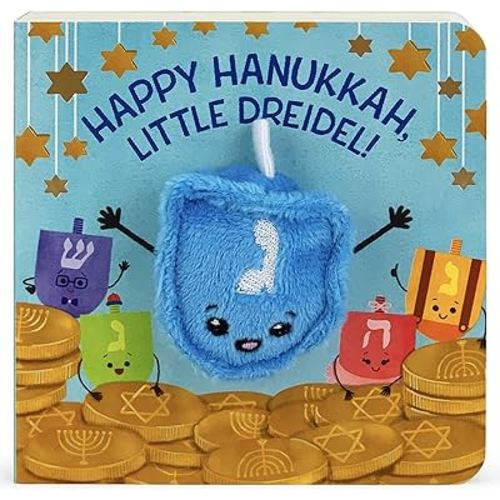 Happy Hanukkah, Little Dreidel (Finger Puppet Board Book) (Children's Interactive Finger Puppet Board Book)