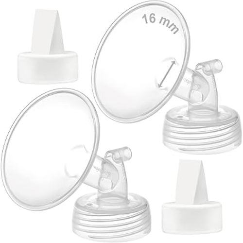 Maymom 16mm Flange and Duckbill Valve Compatible with Spectra S1 Spectra S2 Spectra 9 Plus Not Original Spectra Pump Parts Replace Spectra S2 Pump Parts Spectra Flange Spectra Duckbill Valve