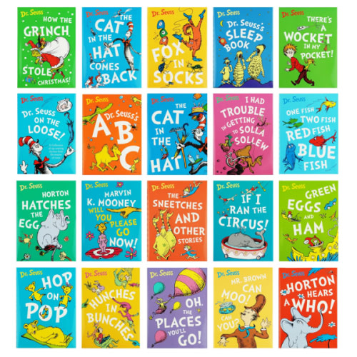 The Wonderful World of Dr. Seuss 20 Books Box Set - Ages 3-7 - Hardback