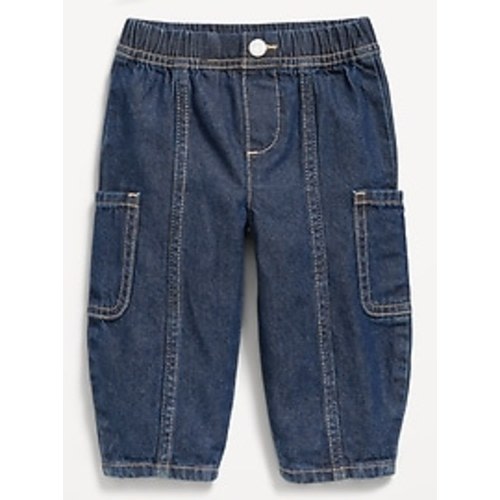 Baggy Barrel-Leg Cargo Jeans for Baby | Old Navy