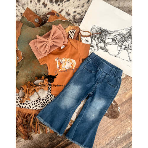 Little Cowgirl Flares Denim(Little Kid)