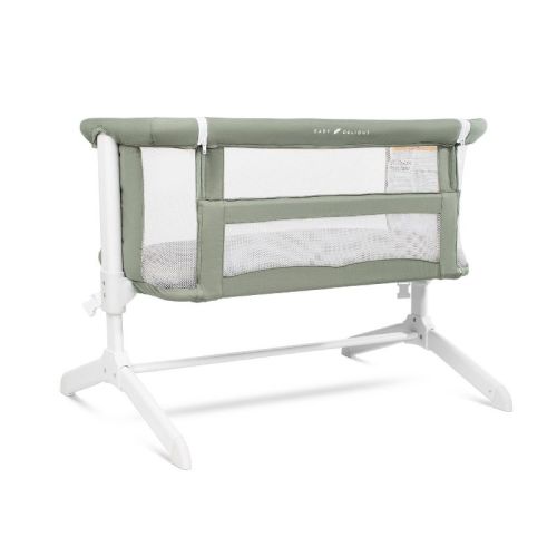 Baby Delight Beside Me Serenity Bassinet & Bedside Sleeper - Organic Sage: Includes Mattress/Pad, Steel & Plastic Frame