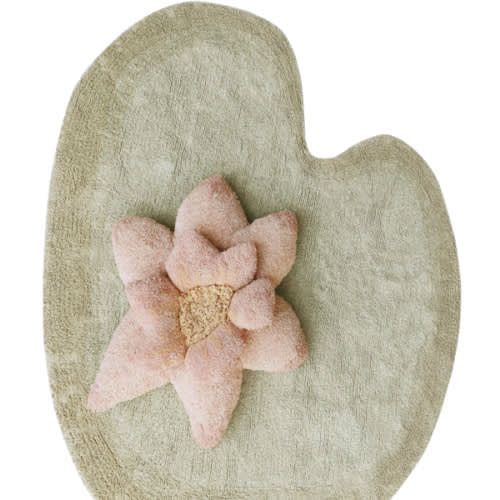 WASHABLE COTTON RUG PUFFY LILY