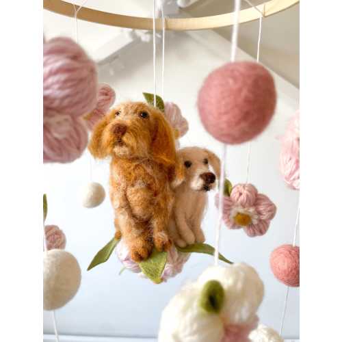 Custom Pet Baby Mobile | Personalised Nursery Decor | Baby Shower Gifts
