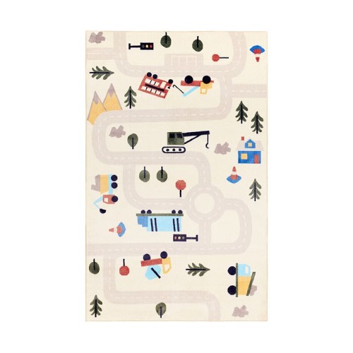 Construction Washable Rug