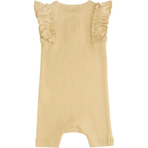 Yellow Mustard Ruffle Modal Shortie