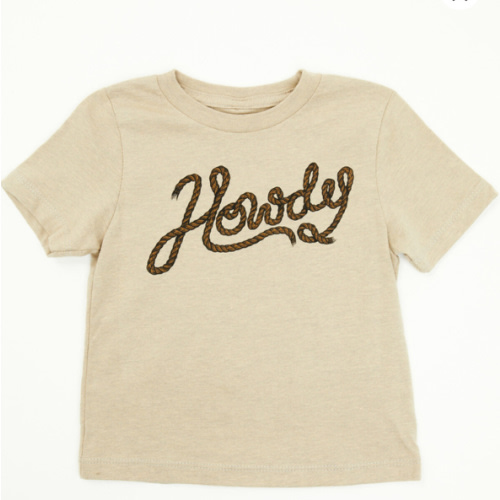 Cody James Toddler Boys' Howdy Short Sleeve Graphic T-Shirt