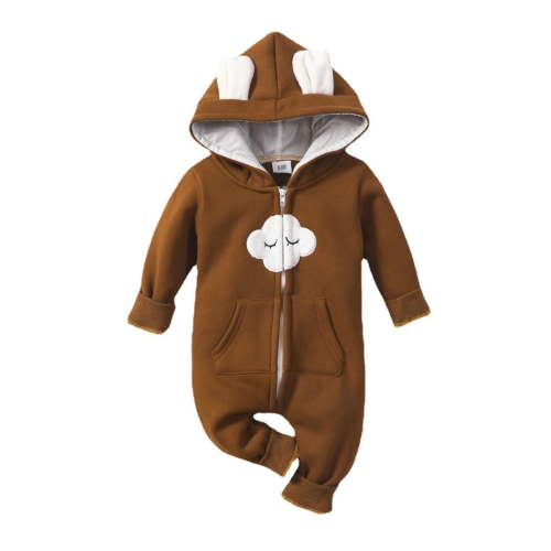 Odeerbi Baby Girls Boys Clothes Baby Rompers Newborn Toddler Animal Romper Long Sleeve Hooded Jumpsuit Fall Cute Outfit Newborn