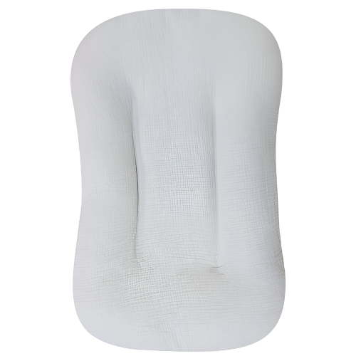 AUQ Muslin Baby Lounger Pack Organic Cotton Baby Lounger Cover Removable Slipcover for Baby Padded Lounger Floor Seat Cover for Boys Girls