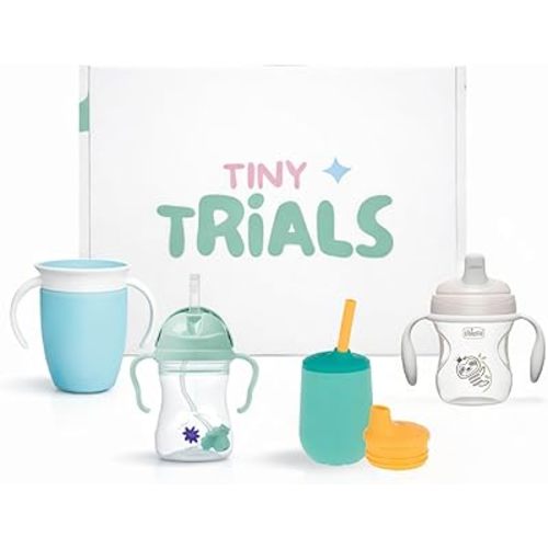 Sippy Cup Variety Pack & Training Cup Set for Babies 6+ Months – Spill-Proof, Straw, Spout & 360° Trainer Cups Featuring Chicco, Lansinoh, Nuby & Munchkin – Baby Transition Cups Gift Set