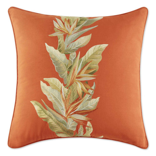 Tommy Bahama Home Tommy Bahama Birds of Paradise Spice Cotton Throw Pillow & Reviews | Wayfair