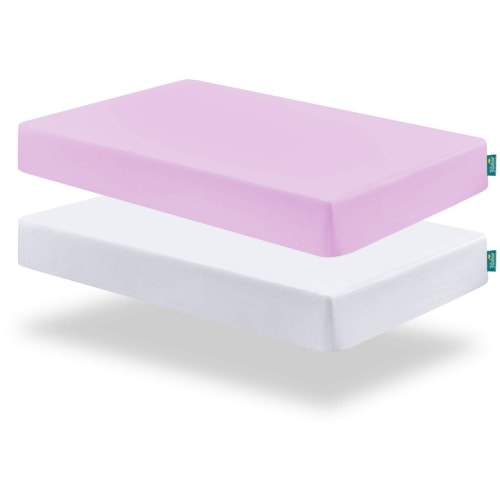 Pack and Play Sheets Fitted, 2 Pack Pack and Play Sheet Fits for Graco Pack N Pl