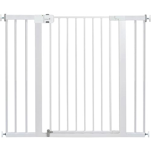 Safety 1st Extra Wide Baby Gate with Door: Premium Child Safety, Extra Tall Gate for Doorways, Dog Gates, Easy Installation, 36" Tall & Wide, Fits 29"-47"