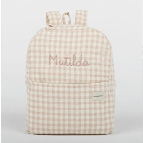 Vichy Rose Backpack · Minicoton