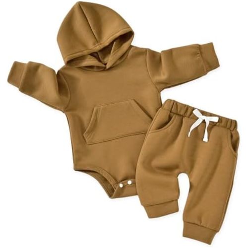 Aalizzwell Infant Baby Winter Hoodie Outfit