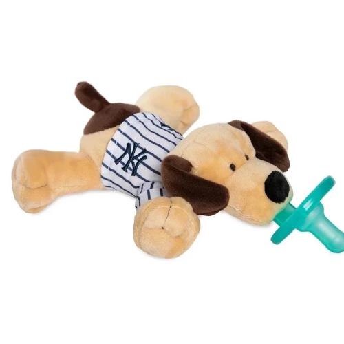 WubbaNub Infant Plush Pacifier - New York Yankees™ Pinstripe Puppy