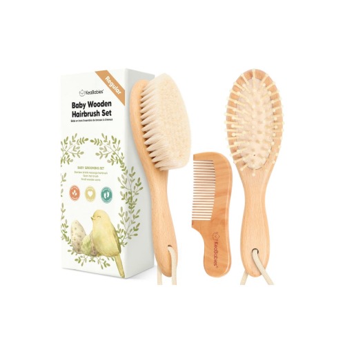 Baby Hair Brush and Comb Set, Small