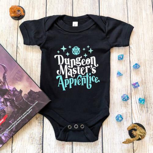 Dungeon Master's Apprentice Baby One Piece – Paola's Pixels