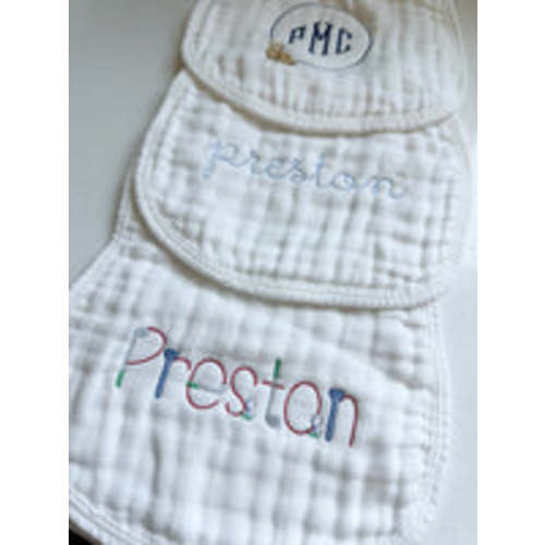 WHLX - Muslin Bib – Stitchin' Pretty