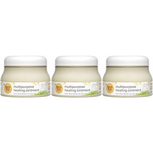 Burt's Bees Baby Diaper Balm, Multipurpose Healing Ointment Softens & Calms Dry Skin, Eczema Safe, with Shea Butter, Plant Based Formula, Pediatrician Tested, 7.5 Oz (Pack of 3)
