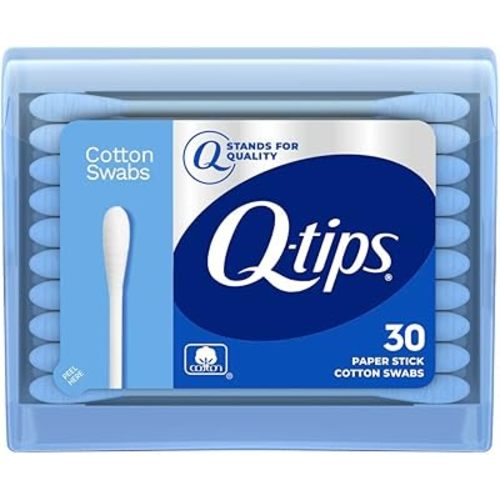 Q-tips Swabs Travel Pack,30 Count, Pack of 1 blue