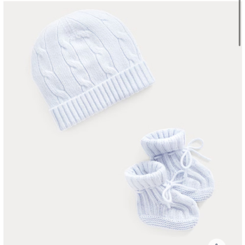 Cashmere Hat & Booties Set | Hats & Mittens ACCESSORIES | Ralph Lauren