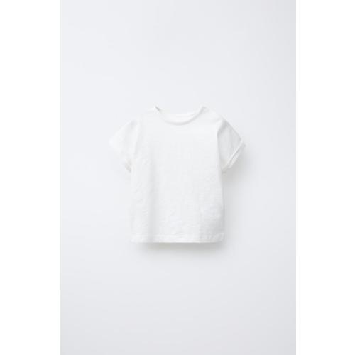PLAIN T-SHIRT - Blue | ZARA United States