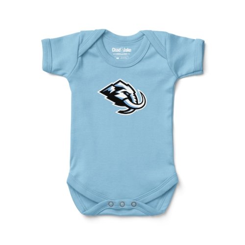 Newborn & Infant Chad & Jake Light Blue Utah Mammoth Primary Logo Bodysuit