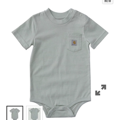 Kids' Short Sleeve Pocket Bodysuit (Baby) | Carhartt