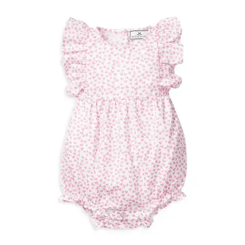 Girls' Sweethearts Ruffled Romper - Baby - SZ 3-6mo