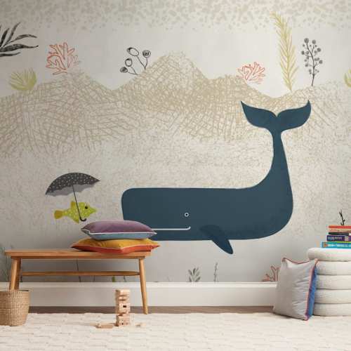 Small talk Children's Wall Mural by Maja Cunningham