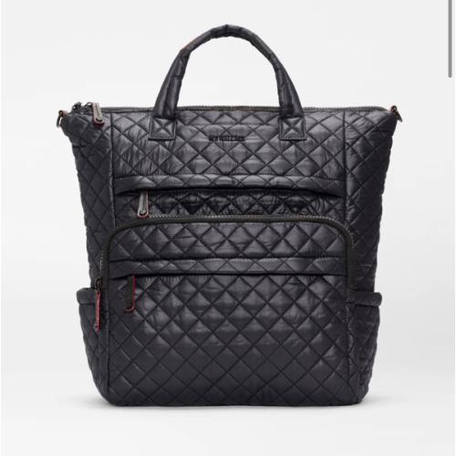 MZ Wallace Black Metro Utility Backpack - Luxury Quilted Backpack | MZ Wallace