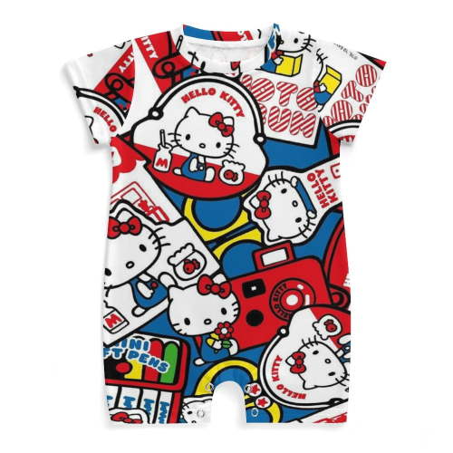 Hello Kitty Unisex Baby Boy Girl Jumpsuit Romper Bodysuit Playsuit One Piece Outfit Clothes 6-9M