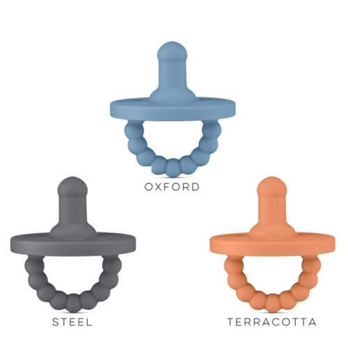 Cutie PAT Round (0-6m) Pacifier + Teether