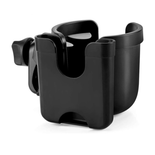 Accmor Stroller Cup Holder with Phone Holder, Bike Cup Holder, Universal Cup Holder for Uppababy Nuna Doona Strollers, 2-in-1 Cup Phone Holder for Stroller Bike Accessory