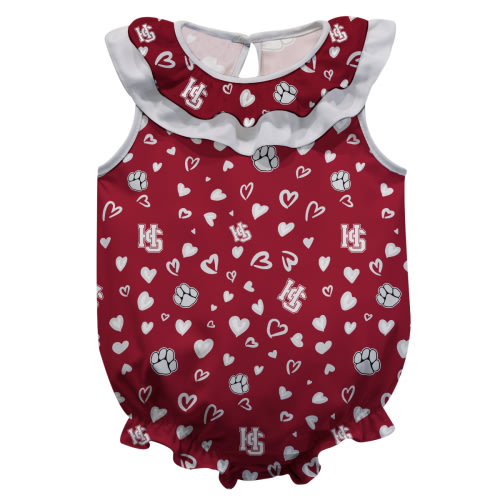 Hampden-Sydney Ruffle Onesie