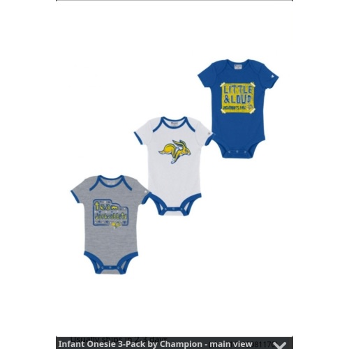 Infant Onesie 3-Pack by Champion | Jackrabbit Central