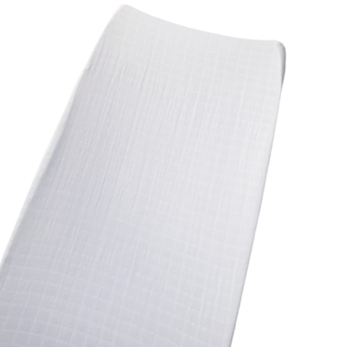 Muslin Changing Pad Cover, Basic White