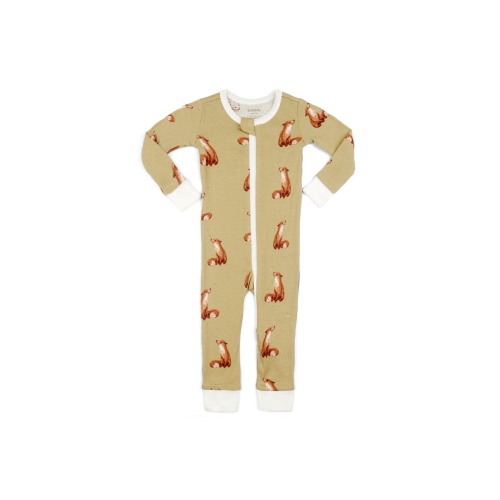 Organic Cotton Zipper Pajama