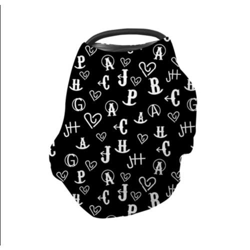 Black brands multi use car seat cover